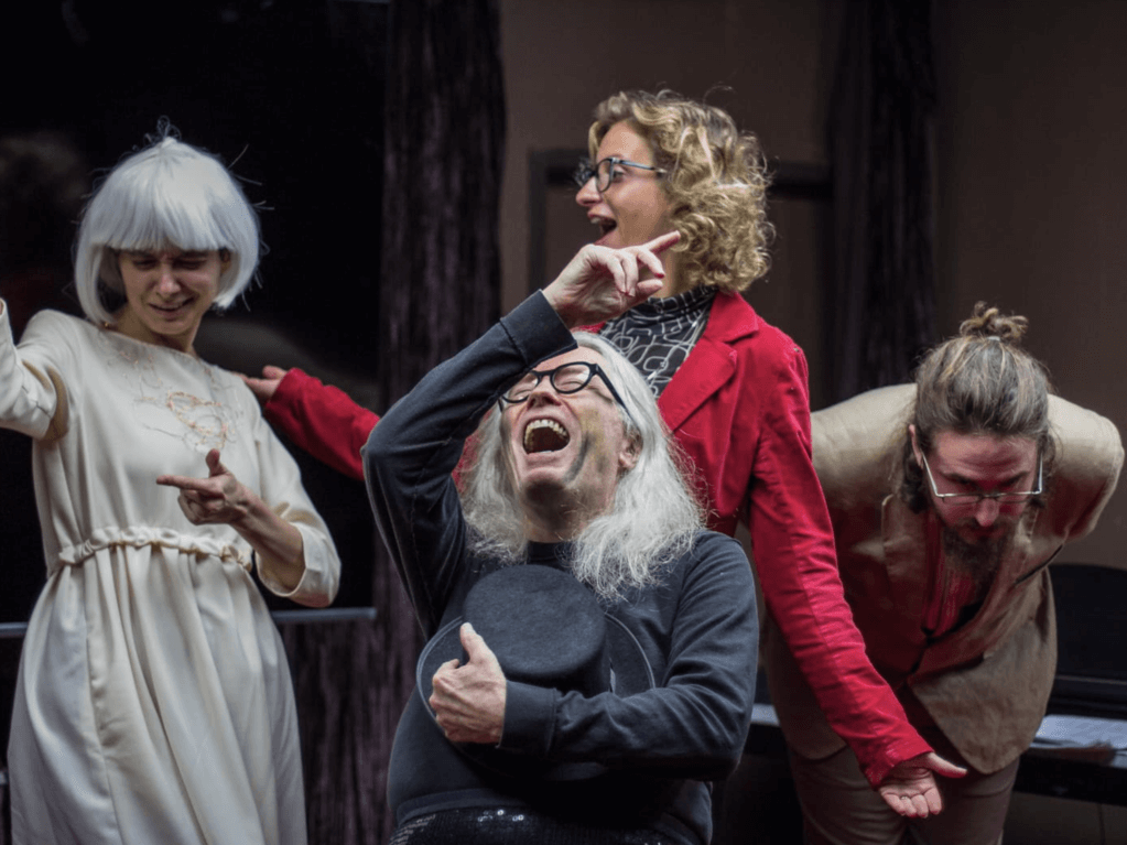 Yiddishland Theatre A group of people part of Yiddishland Theatre