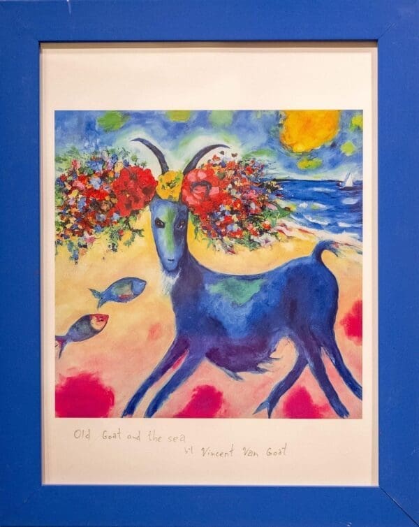 Old Goat and the sea Unframed