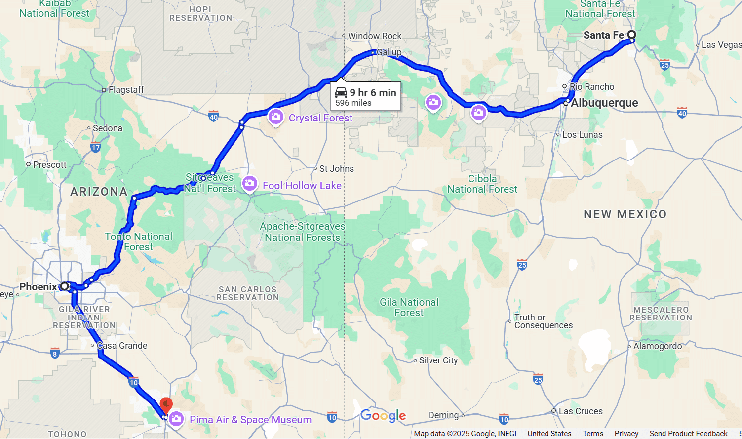 map1 Map showing the route of a Yiddish Traveling Talk event across states