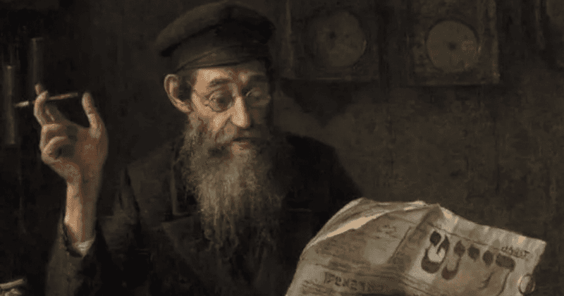 Pen Reading-Haynt A picture of art historian Jennifer Stern and a representative painting of Rembrandt side by side