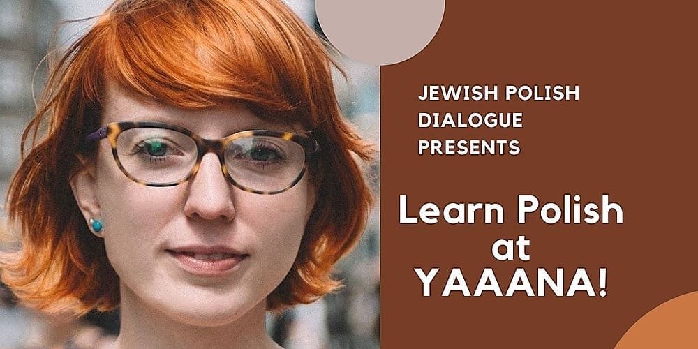 Promotional poster for Yiddish course on "Serkele," highlighting 1820s Polish Jewry, with session dates and pricing.